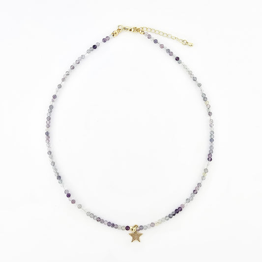 Collar Neblina de Estrella Dorada