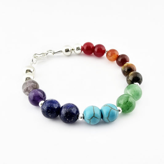 Pulsera 7 Chakras Billas de Plata 950