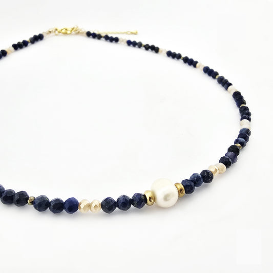 Collar Luz Azul de Perla Sagrada
