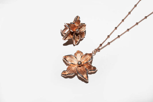 Italian Flower Pendant