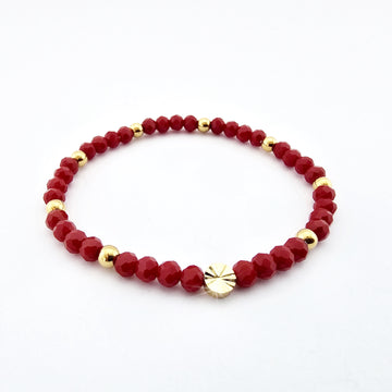 Pulsera Murano Rojo