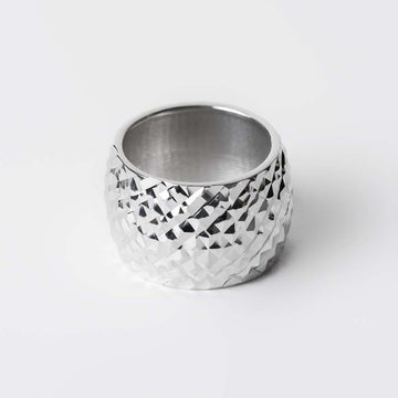 Italian Silver Band Ring